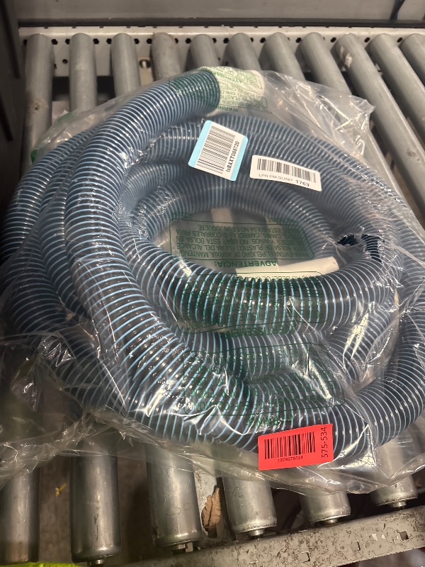 Photo 1 of 1-1/2 Pool Vacuum Hose With Swivel Cuff, 20FT x 1.5 Inch Pool Cleaner Hose