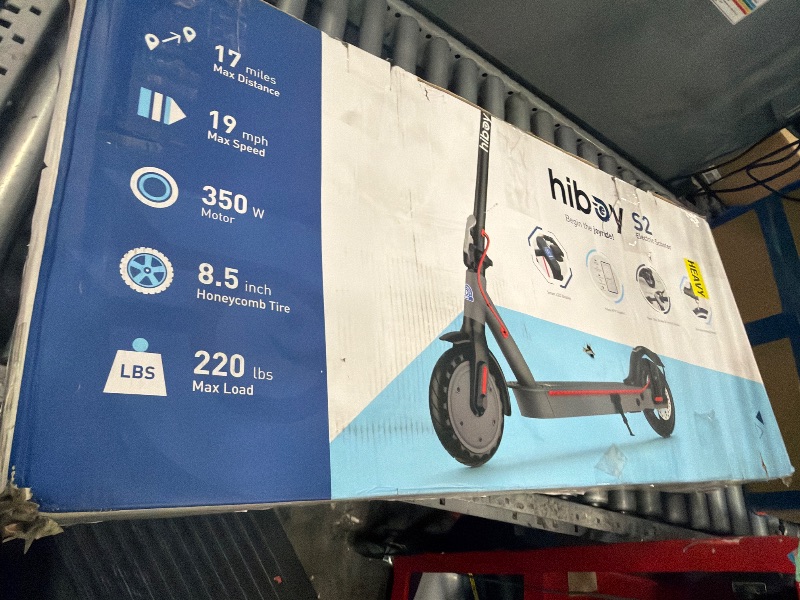 View 8 of ***SEE NOTES*** Hiboy S2 Electric Scooter - 8.5" Solid Tires - Up to 17 Miles Long-Range