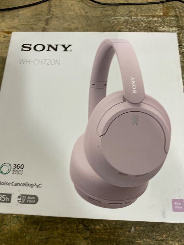 Photo 1 of **FACTORY SEALED Sony WH-CH720N Noise Canceling Wireless Headphones Bluetooth Over The Ear Headset with Microphone, Pink