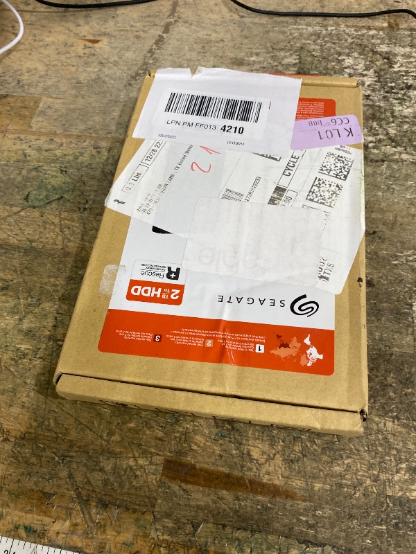 Photo 1 of *NOT ABLE TO TEST* Seagate Portable 2TB External Hard Drive HDD — USB 3.0 for PC, Mac, PlayStation, & Xbox -1-Year Rescue Service (STGX2000400)