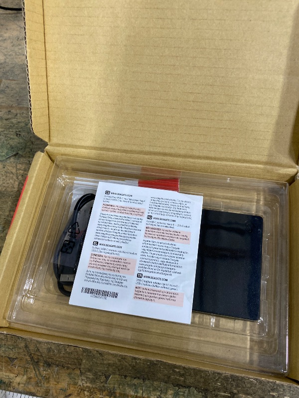 Photo 1 of *NOT ABLE TO TEST* Seagate Portable 2TB External Hard Drive HDD — USB 3.0 for PC, Mac, PlayStation, & Xbox -1-Year Rescue Service (STGX2000400)