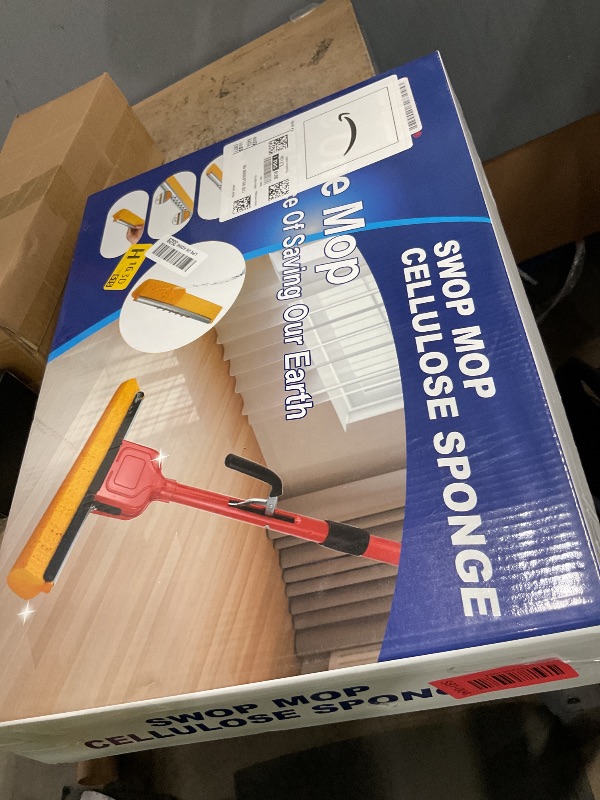 Photo 1 of ***STOCK PHOTO REFERENCE ONLY***

Sponge Mop,Masthome Roller Sponge Mop,Easy Self Squeeze Mop and Stainless Steel Handle,PVA Mops with 3 Absorbent Mop Refills for Home Use Tile Floor Bathroom Cleaning