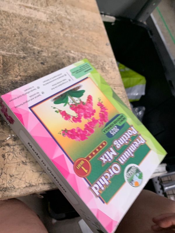 Photo 1 of [Upgraded] DUSPRO Orchid Potting Mix for Repotting with Forest Moss, Pine Bark, Perlite & Pumice, Orchid Bark Potting Mix, Orchid Repotting Soil, Drainage Indoor Potting, Orchid Pot Not Included,1 QRT