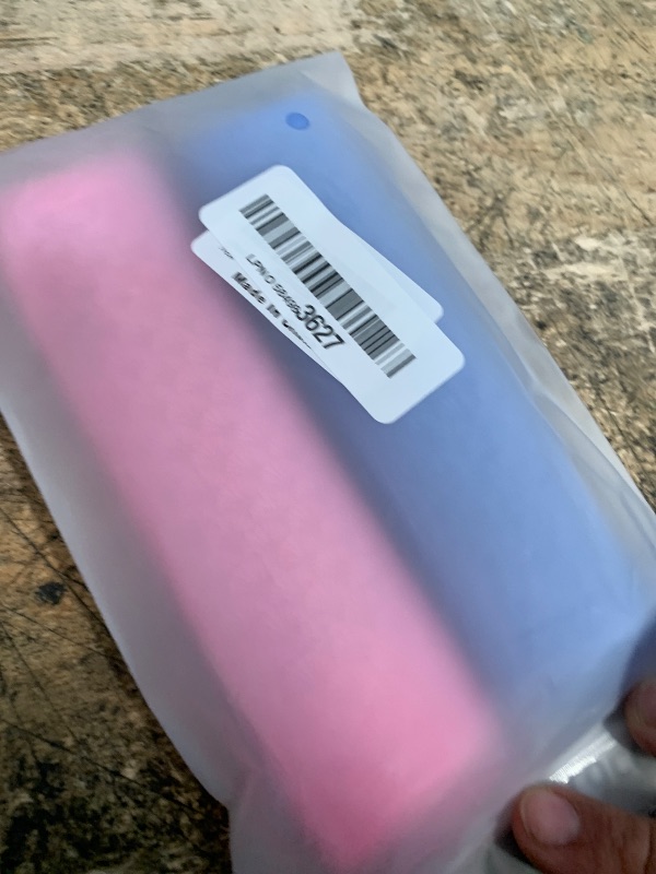 Photo 1 of (2 Pack) ONEBOM Silicone TV Remote Cover, (6.2 Inch*1.5 Inch) Glow in the Dark, Anti Slip Silicone Protective Case with Lanyard(Glow Blue&Glow Pink)