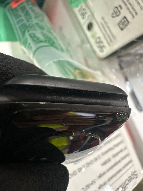 Photo 1 of **LOCKED TO PREVIOUS OWNER, NOT IN ORIGINAL PACKAGING** Apple Watch Series 6 (GPS, 40mm) - Space Gray Aluminum Case with Black Sport Band (Renewed)