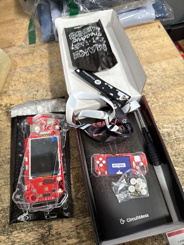 Photo 1 of **parts only*** CIRCUITMESS ByteBoi 2.0 DIY 8-Bit Game Console Kit | Build & Code Your Own Retro Games | Educational STEM Gift for Ages 11+