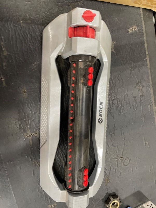 Photo 1 of **SEE NOTES****Eden 94116 Heavy Duty Metal 3-Way Oscillating Sprinkler for Large Lawn and Garden W/Quick Connect Starter Set