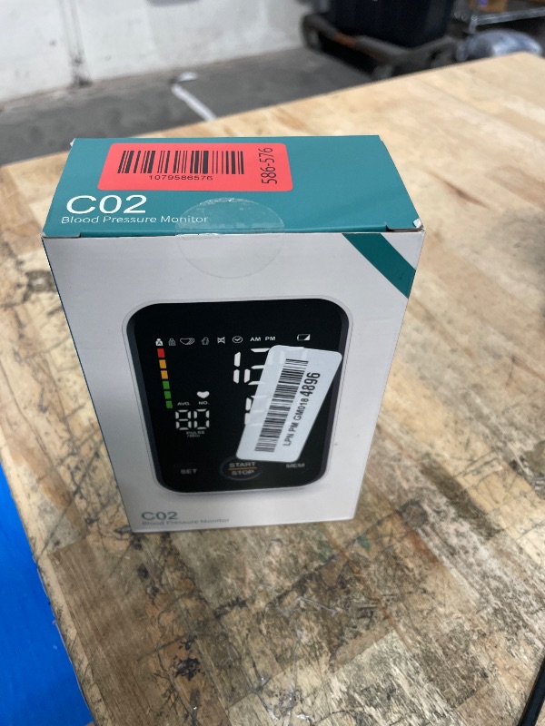Photo 1 of **FACTORY SEALED** Oklar Blood Pressure Monitor Upper Arm Monitors for Home Use BP Machine Sphygmomanometer with 2x120 Reading Memory Adjustable Arm Cuff 8.7"-15.7" Large Display with LED Background Light Storage Bag