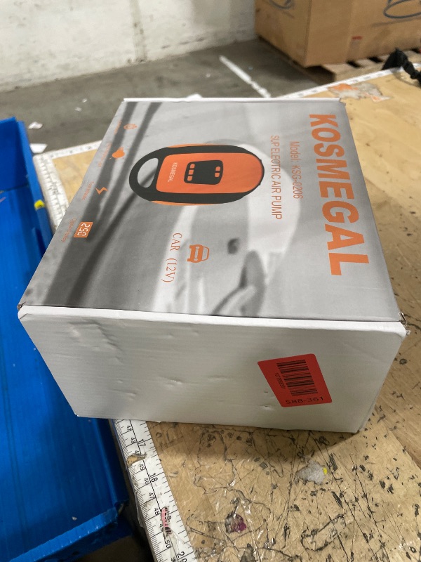 Photo 1 of **FACTORY SEALED** Paddle Board Pump Electric Portable, KOSMEGAL SUP Pump for Paddleboard, Professional 20PSI Air Compressor with Auto-Off, Deflation Function and 12V DC Car Connector for Inflatables, Kayaks and Boats