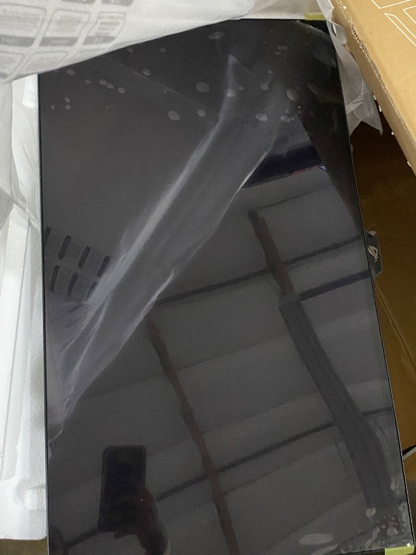 Photo 1 of ****MAJOR DAMAGE , SHATTERED **** ASUS Rog Strix 27" 1440P Gaming Monitor (XG27AQWMG), QHD, TrueBlack Glossy Tandem OLED, 280Hz, 0.03ms, Neo Proximity Sensor, DisplayHDR True Black 500, 99% DCI-P3, DisplayWidget, 3yr Warranty