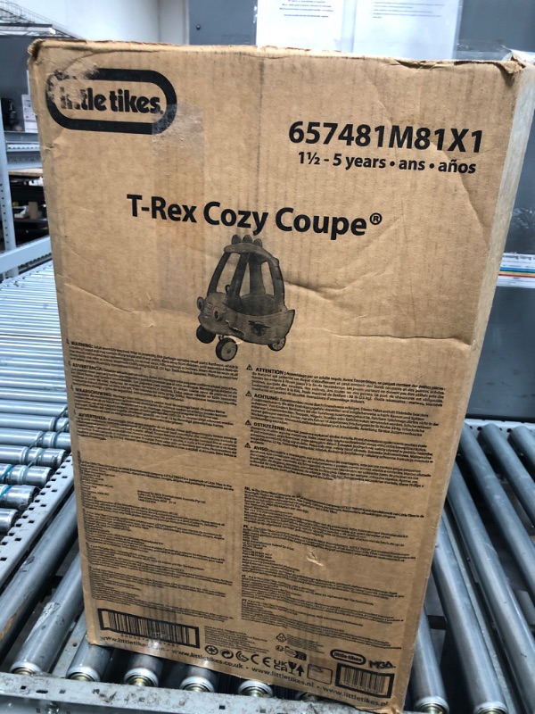 Photo 1 of **UNKNOWN IF ANY PIECES MISSING** Little Tikes T-Rex Cozy Coupe – (Amazon Exclusive)