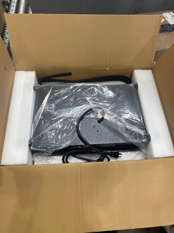 Photo 1 of ** one burner does not work **ADVWIN Electric Cooktop, 2 Burner Knob Control Plug in Built-in Ceramic Electric Stove Top with Child Safty Lock & Timer & Over-Temperature Protection & 10 Power Setting (2burners)
