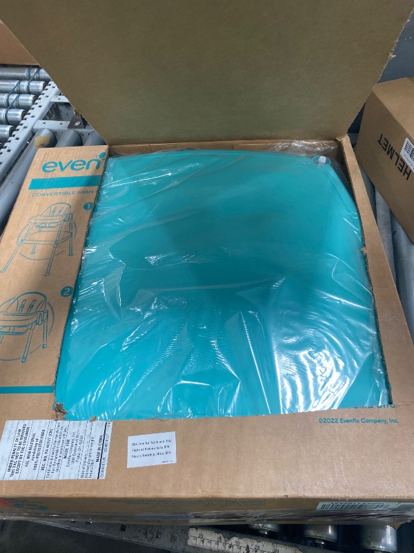 Photo 1 of **The patterned seat cover and straps are missing** Evenflo Eat and Grow 4-in-1 Convertible High Chair (Prism Triangles)