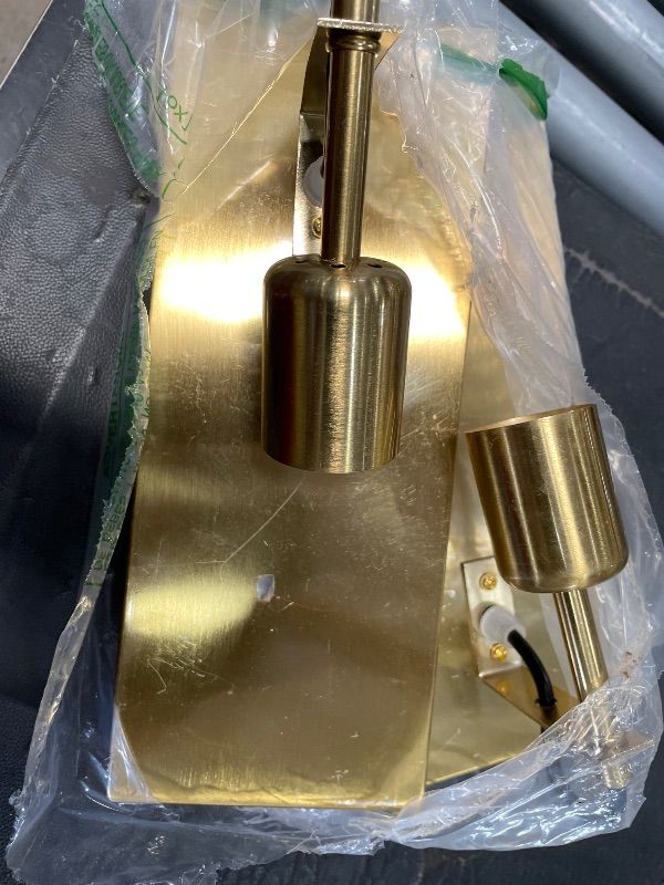 Photo 1 of ***SEE NOTES***Ritakcdn Battery Operated Wall Sconces Set of 2, Gold Rechargeable Wall Lights with 8000mAh Dimmable Bulbs, Industrial Wall Lamp for Living Room Bedroom Dining Room