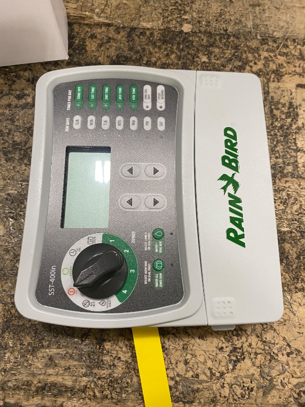 Photo 1 of ***MISSING PARTS***Rain Bird SST400IN Simple-to-Set Indoor Sprinkler/Irrigation System Timer/Controller, 4-Zone/Station (This New/Improved Model Replaces SST400I)