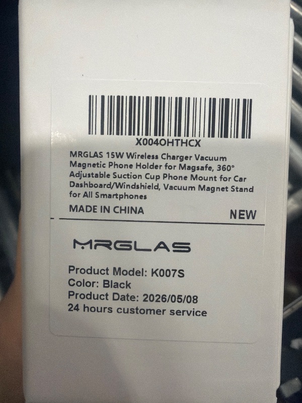 Photo 1 of ?Upgraded?for iPhone MagSafe Car Mount Charger,15W Fast Charging Magnetic Wireless Car Charger with [109lbs Suction, 2800gf Magnetic Power], Car Phone Holder for iPhone 17/16/15/14/13/12 Pro Max