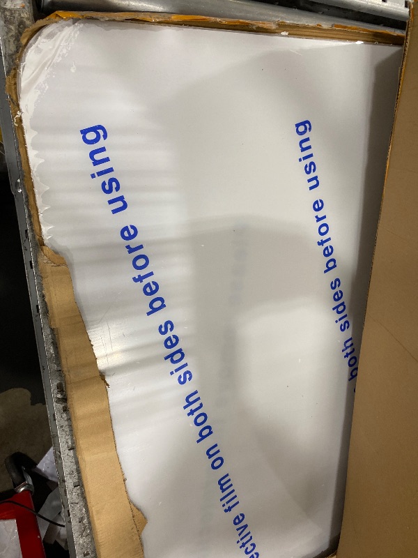 Photo 1 of [Upgraded Version] Crystal Clear 1/5" Thick 54" x 32" Heavy Duty Hard Chair Mat, Can be Used on Carpet or Hard Floor
