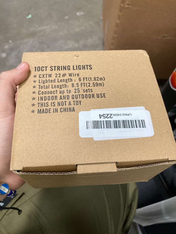 Photo 1 of ***NON-FUNCTIONAL SELLING AS IS ***Doratale Multicolor Parrot String Lights, 8.5Ft Parrot Camping Outdoor Party Lights with 10 LED Multicolor Parrot Lights, Summer Patio Decorations String Lights for Bedroom Home Decks Party Lighting