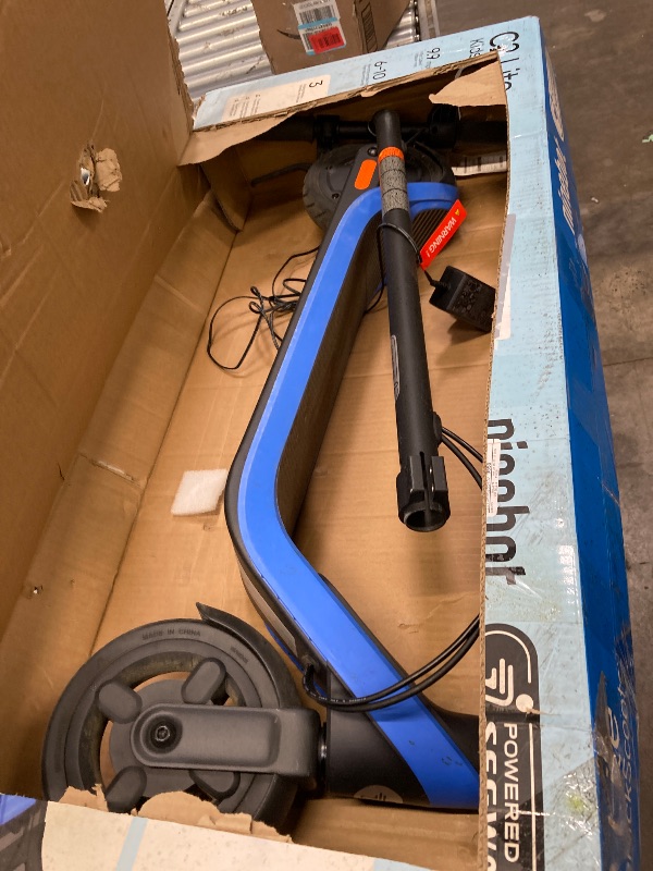 Photo 1 of **Segway Ninebot eKickScooter C2 Lite, w/8.7 mi Max Operating Range & 9.9 mph Max *Speed, It is used; it is unknown if any parts are missing or if it works 100%.******Electric Scooter for Kids Ages 6-10, Up to 70 min Run Time