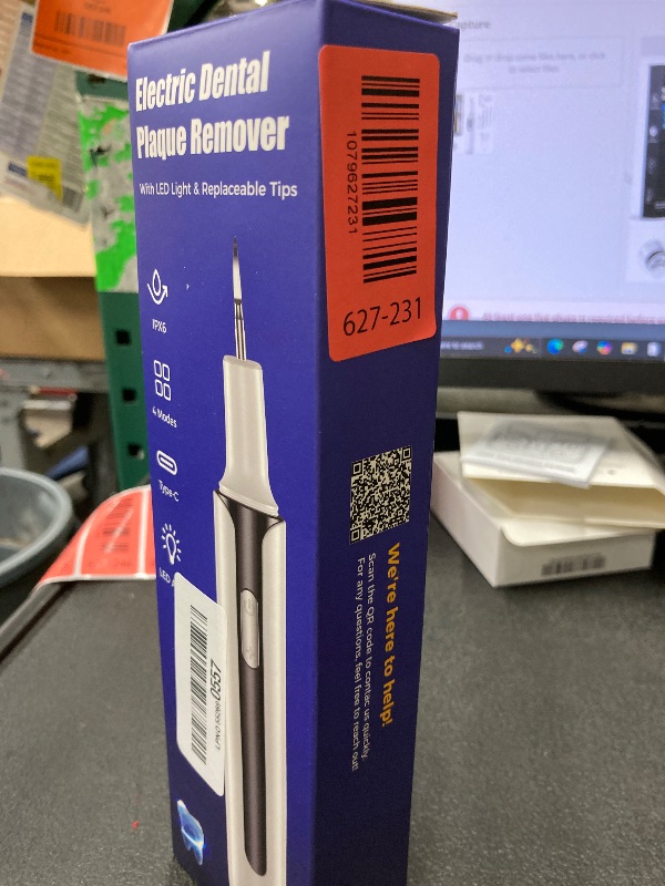 Photo 1 of ***PHOTO AND DESCRIPTION FOR REFERENCE ONLY***
Plaque Remover for Teeth, Tartar Remover for Teeth, Dental Calculus Remover, Teeth Cleaning Kit 5 Speed Modes with 3 Replaceable Heads, with LED Light.