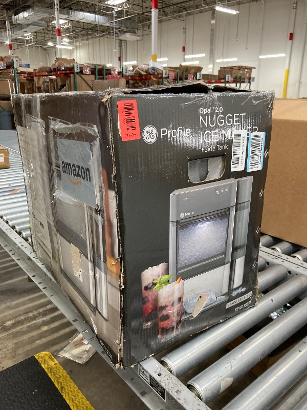 Photo 1 of ***MISSING PARTS*****GE Profile Opal 2.0 with 0.75 Gallon Tank, Chewable Crunchable Countertop Nugget Ice Maker, Scoop included, 38 lbs in 24 hours, Pellet Ice Machine with WiFi & Smart Connected, Stainless Steel