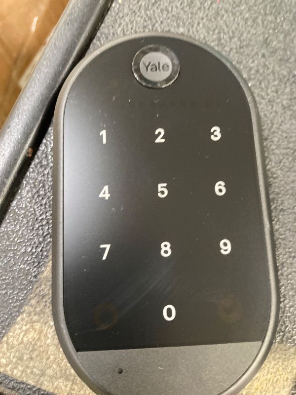 Photo 1 of ***MISSING PARTS-ONLY/NO BOX***Yale Keypad - Smart Bluetooth Keypad for Yale Approach, Wi-Fi Lock, Smart Locks for Easy Pin Code Entry and One-Touch Locking