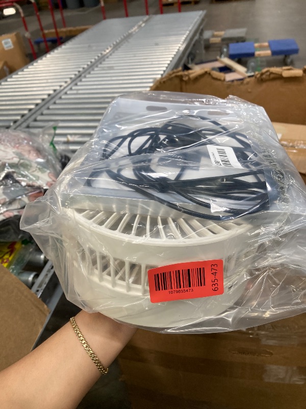 Photo 1 of ***wire broken***Ledeak Standing Fan with Portable Solar Panel, 8" Telescopic Foldable Desk Fan, Rechargeable Battery Operated Pedestal Fans 3 Speeds Quiet Height Adjustable USB Floor Fan for Bedroom Home Travel***wire broken***