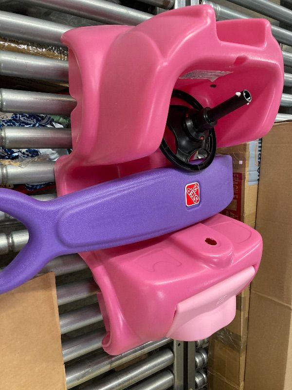 Photo 1 of ***MISSING PARTS****Step2 Push Around Buggy Kids Push Car, Ride On Toy, Stroller Substitute, Includes Seat Belt & Horn, Made of Durable Plastic, Max Weight 50 lbs., For Toddlers 1.5-4 Years Old, Pink