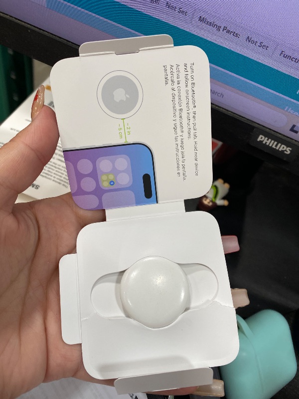 Photo 1 of **CONECT TO OTHER PERSON**Apple AirTag (2nd Generation): Tracker for Keychain, Wallet, and More; Locator with Sound; Simple One-Tap Setup with iPhone or iPad; Key Finder with up to 1.5X Precision Finding Range