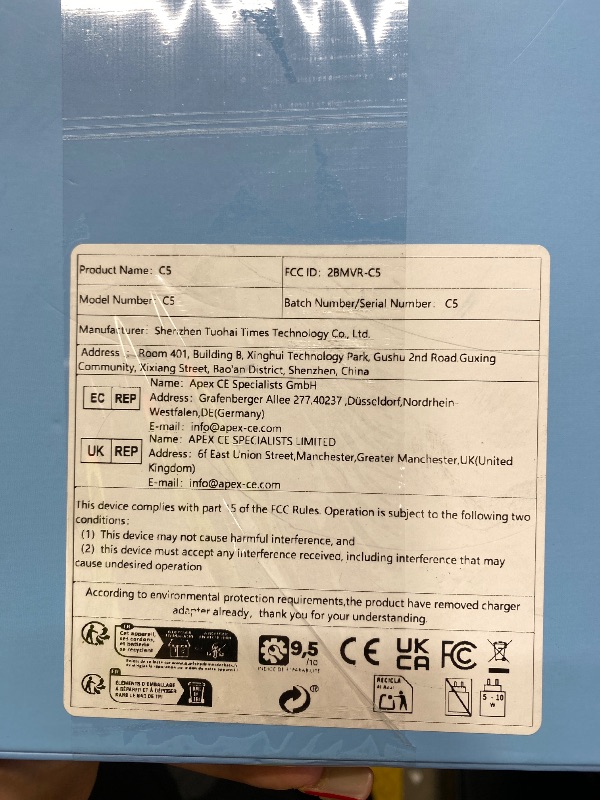 Photo 1 of *********** DONT TURN ON****************** BROKE SCREEN**** COLORROOM 2026 Android 16 Tablet 11inch, Face Unlock, 18W Fast Charging, 32GB+128GB+1TB Expand, Octa-core CPU, 8000mAh Large Battery, WiFi6, Touchscreen Display, Widevine L1 Tableta, Blue
