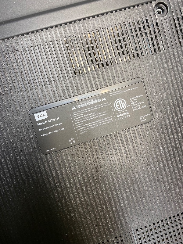 Photo 1 of **,won't turn on ,for parts only
non-refundable, non-returnable***TCL Amazon Exclusive 65 Inch Class T7 Series | 4K QLED HDR Lag-Free Smart Google TV | 65T7, Latest Model | 120Hz-144Hz High Brightness, Dolby Atmos, Alexa Voice Remote AI Streaming Gaming T
