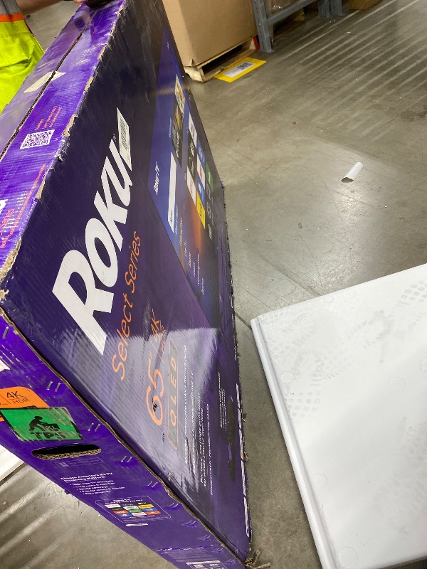 Photo 1 of ***,does not turn on, for parts only
non-refundable, non-returnable***Roku Smart TV 2026 – 65-Inch Select Series, 4K QLED TV – Roku TV with Voice Remote – Flat Screen QLED Television with Wi-Fi for Streaming Live Local News, Sports, & Movies – Bluetooth H