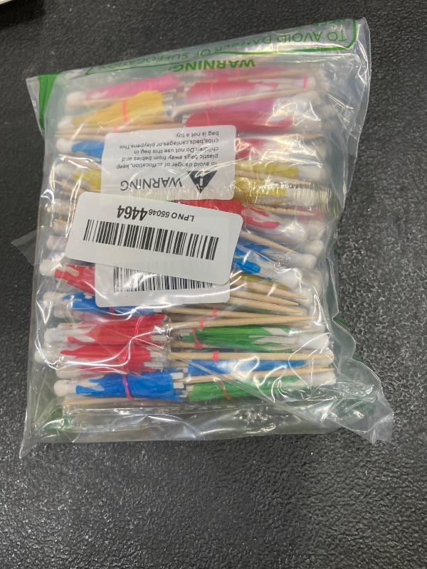 Photo 1 of [100 Pcs] Cocktail Umbrellas - Drink Umbrellas for Drinks,Mini Paper Umbrella Cocktail Toothpicks for Party Decorations