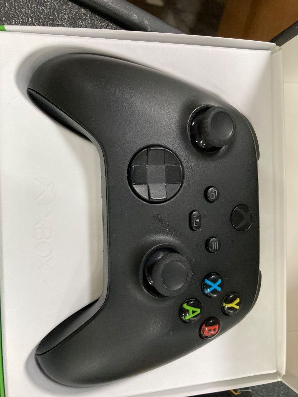 Photo 1 of **MISSING BATTERY COVER****Microsoft Xbox Wireless Controller - Carbon Black – for Xbox Series X|S Xbox One PCs and Cloud-Enabled Devices