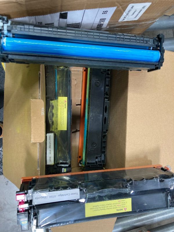 Photo 1 of 075H 075 High Capacity Toner Compatible Replacement for Canon 075H Toner Cartridge Set Works for Canon Color imageCLASS LBP646Cdw LBP647Cdw MF665Cdw MF663Cdw MF662Cdw LBP640 MF660 Printer Ink, 4-Pack