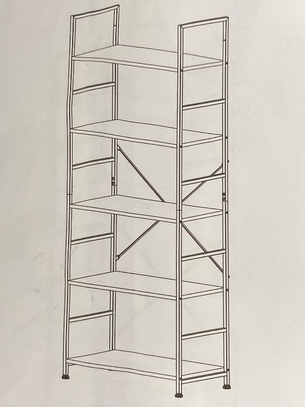Photo 1 of
Click to see full view
Product Image
Product Image
Product Image
Product Image
Product Image
Product Image3+
Product Video
VIDEO
NEWBULIG Book Shelf 5 Tier Modern Bookcase Sturdy Metal Storage Organizer Books/CDs/Magazines Industrial Open Display Shelf f