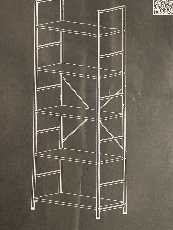 Photo 1 of
Click to see full view
Product Image
Product Image
Product Image
Product Image
Product Image
Product Image3+
Product Video
VIDEO
NEWBULIG Book Shelf 5 Tier Modern Bookcase Sturdy Metal Storage Organizer Books/CDs/Magazines Industrial Open Display Shelf f