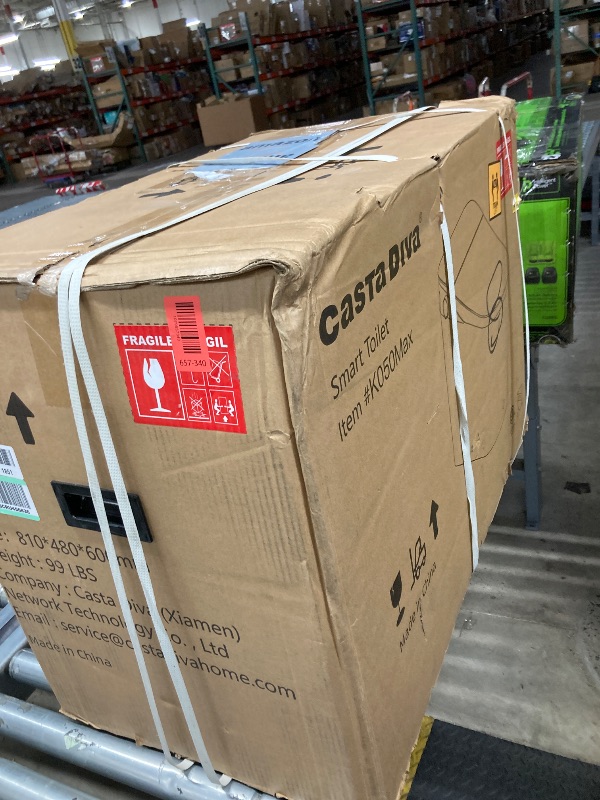 Photo 1 of **FACTORY SEALED ***CASTA DIVA Smart Toilet with Bidet Built In, Heated Toilet Seat with Auto Open/Close Lid, Foam Shield,ADA Comfort Bidet Toilet,Foot Sensor, Elongated One Piece Toilet for Bathrooms(K050Max)