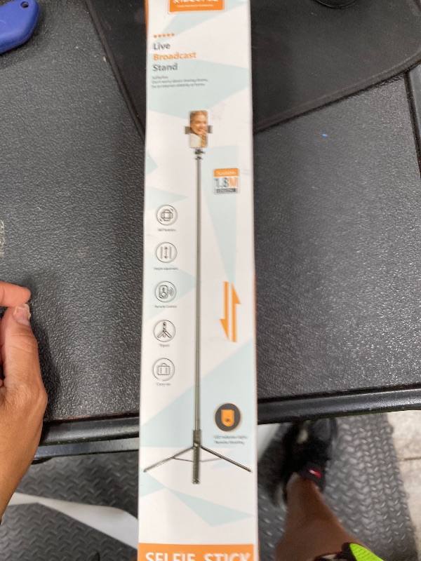 Photo 1 of **MISSING PARTS****RISEOFLE 71” Phone Tripod & Selfie Stick, Portable All in One Extendable Cell Phone Tripod Stand, with Wireless Remote Control for iPhone/Samsung/Android/Camera