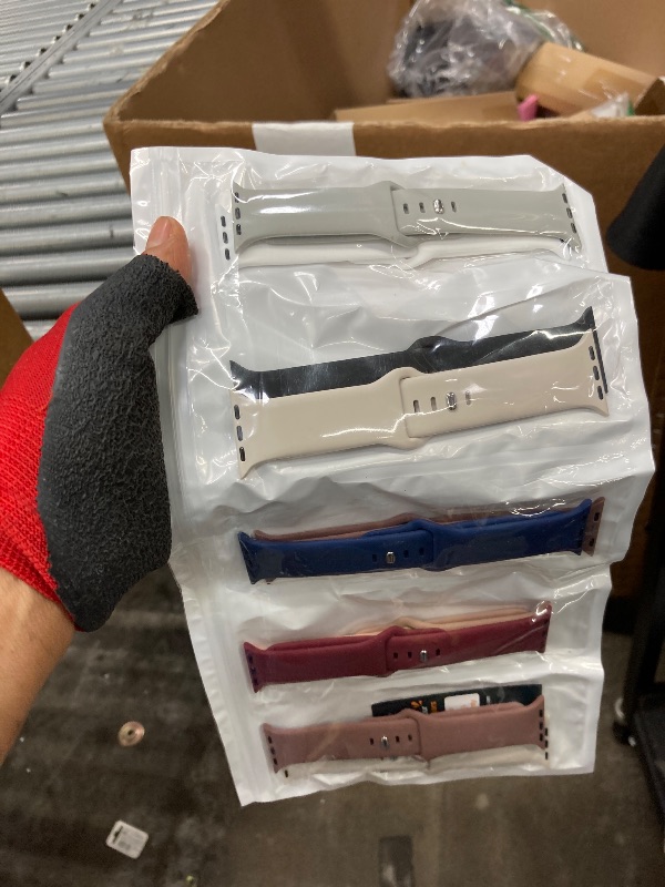 Photo 1 of 10 Pack Silicone Bands Compatible with Apple Watch 38mm 40mm 41mm 42mm 44mm 45mm 46mm 49mm Women Men, Soft Waterproof Replacement Wrist Sport Band for iWatch Series 11 10 9 8 7 6 5 4 3 2 1 SE Ultra