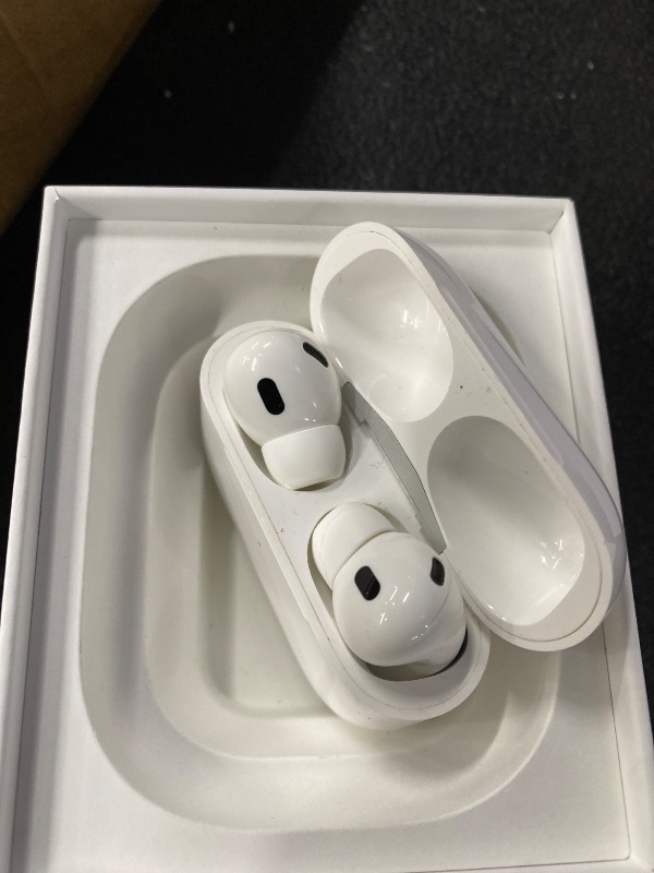 Photo 1 of **used**Apple AirPods Pro 2 Wireless Earbuds, Active Noise Cancellation, Live Translation, Heart Rate Sensing, Hearing Aid Feature, Bluetooth Headphones, Spatial Audio, High-Fidelity Sound, USB-C Charging
