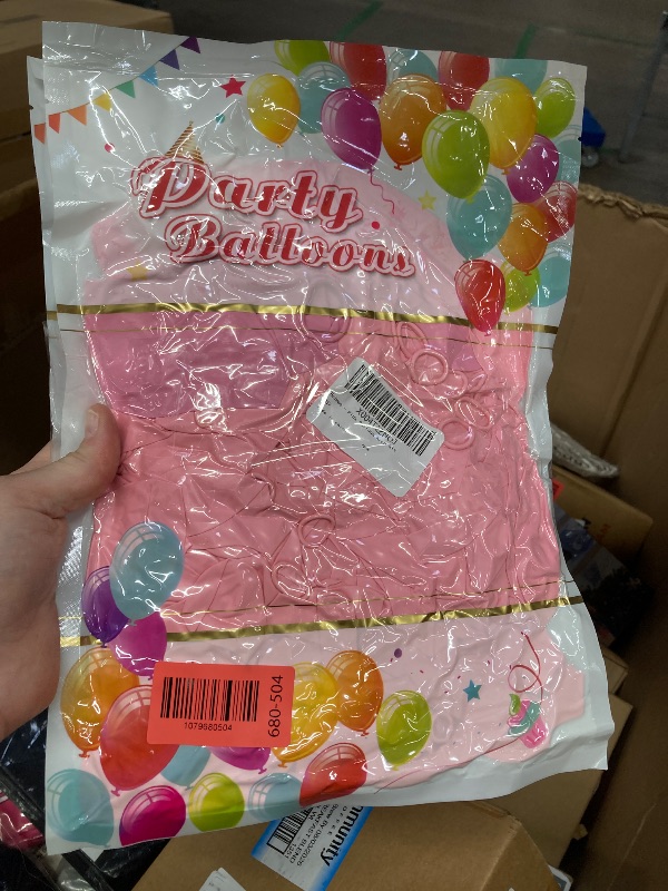 Photo 1 of **2 PACKS** Blocesa Pink Balloon Arch Kit, 133pcs Pastel Light Pink Latex Balloons in 36in,18in,12in,10in,5in Different Size Pink Balloons for Bridal Showers Wedding Anniversary Bachelorette Birthday Party Decor