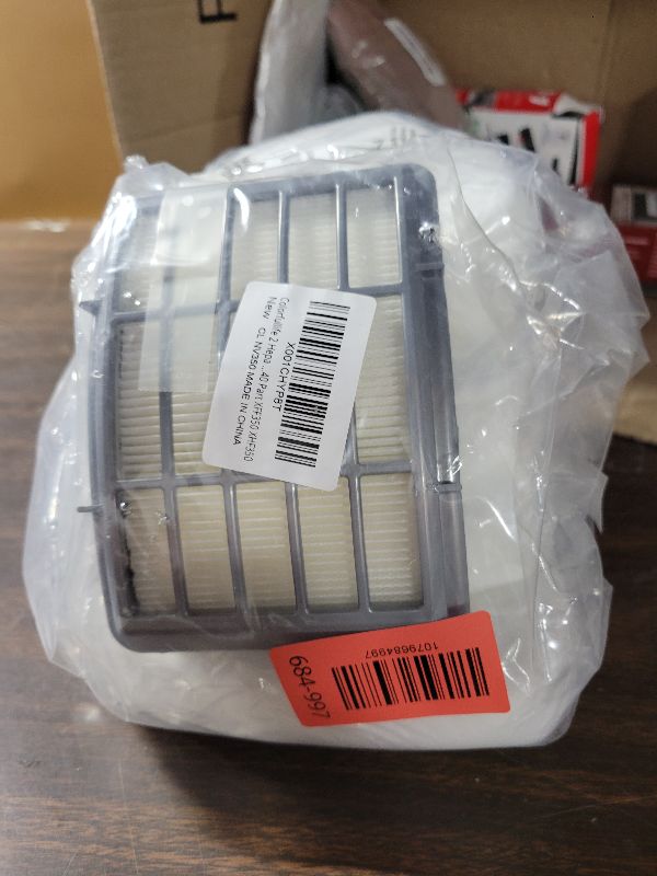 Photo 1 of 2 + 4 Pack Filters for Shark Vacuum Navigator Lift Away Filter Replacement ZU503AMZ NV350 NV351 NV352 NV355 NV356E NV357 NV360 NV370 UV440 UV540, Parts XFF350 XHF350