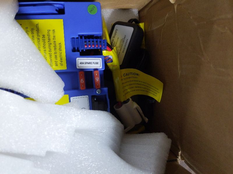 Photo 1 of 12 Volt Battery and Charger Compatibal with for Motion Trendz Mega Tredz Yamaha Raptor 660 Action Wheels Disney Frozen Sleigh Batman Batmobile Battery Powered Ride On