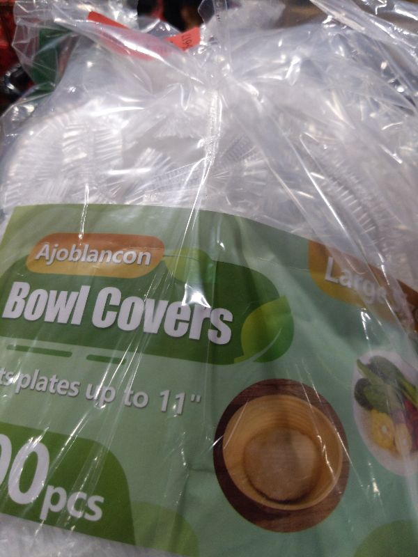 Photo 1 of 200pcs Bowl Covers Bread Proofing Reusable Large Shower Caps for Sourdough Bread Baking Rising Elastic Plastic Wrap for food Keep Food Fresh Outdoor Keeping Bags