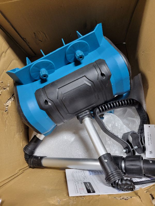 Photo 1 of 14-in Cordless Snow Shovel Kit,Electric Snow Shovels with Direction Plate & Dual-Safety Switch Snow Blower for Wet Snow Heavy Snow Steps Driveways Porches Walkways(Tool Only)