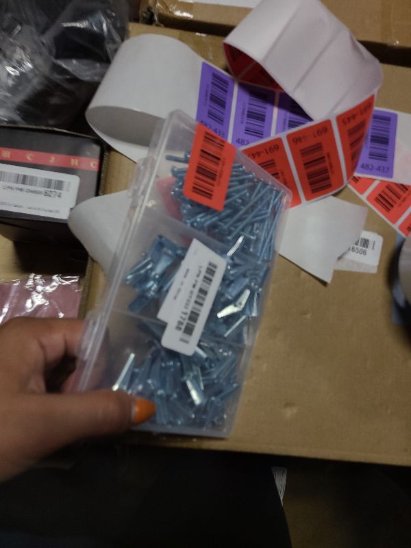 Photo 1 of 200pcs Toggle Bolts for Drywall, 50sets 1/8 Inch Heavy Duty Metal Drywall Anchors Kit, Dry Wall Anchors and Screws Kit, Butterfly Anchors for Ceiling, Sheetrock, Hollow Wall