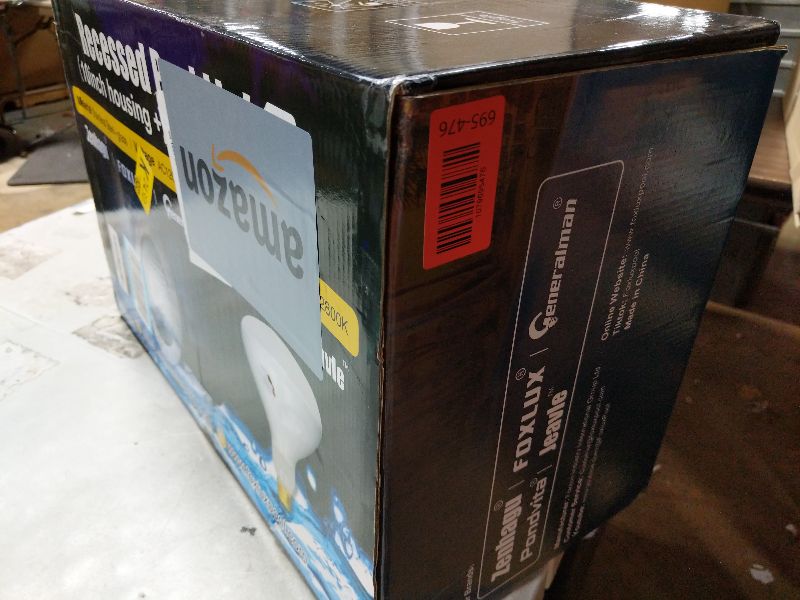 Photo 1 of 120V 10-Inch Waterproof Pool Light for Inground Pools – IP68 Rated, Includes 2 x 500W Incandescent Bulbs, 50ft Cord, Direct Replacement for Pentair Amerlite & Hayward AstroLite, Fits 10'' Pool Niche