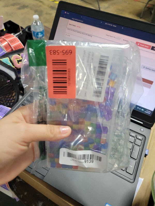 Photo 1 of 200 PCS 8mm Multi-Colored Blank Dice, 8-12 Colors Mini Dice Beads Acrylic Cubes Assorted Color No Hole Beads with Storage Box Small Clear Dices for Board Tabletop Dices DIY Making
