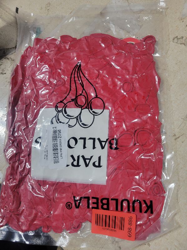 Photo 1 of 134Pcs Red Balloons Different Sizes 5 10 12 18 Inch Red Balloon Garland Arch Kit, Latex Balloons for Birthday Wedding Baby Shower Party Decorations.